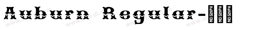 Auburn Regular字体转换